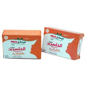 صابونة الجلسرين بالكركم (ميدلو) 125 جرام
