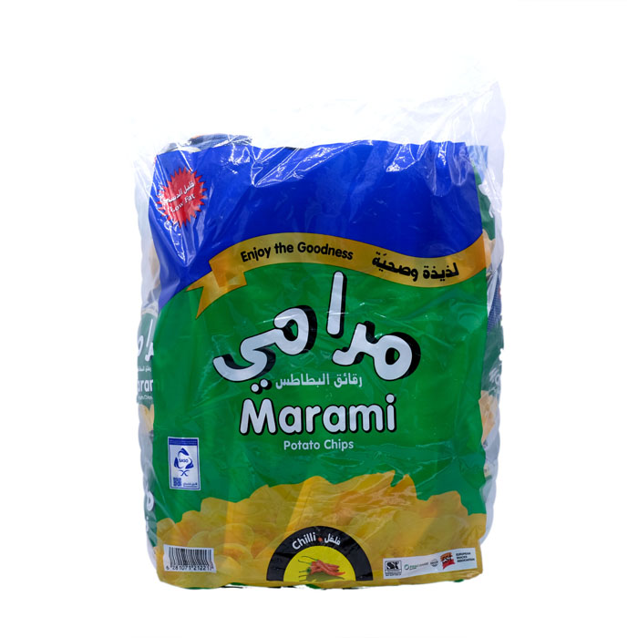 000337جمبري مرامي صغير حار 18حبه Marami potato chips chilli 18 PCS - Image 1