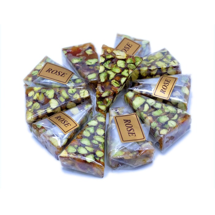 01160 حلقوم ديلوكس بالفستق مثلث 250 جم - الصورة 1