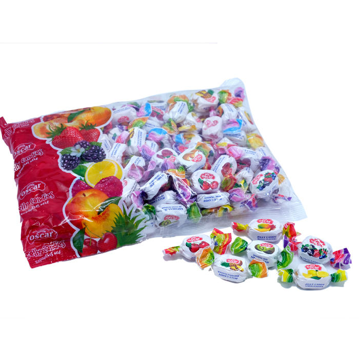01197 اوسكار كبير Oscar candies Fruits Jelly large Size 250 gm - Image 1