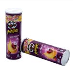 Pringles Potato Barbeque (burgundy)165 gm)