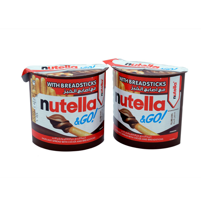 1001796نوتيلا اند جوالماني 52جم نوتيلا اند جو مع اصابع الخبز 52 جرام - الصورة 1