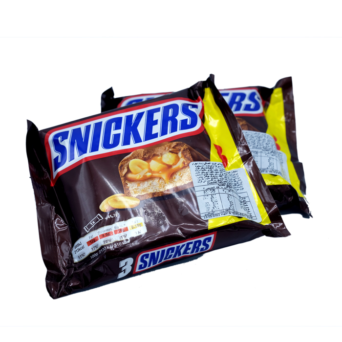 1002122سنكرس شريط بريطاني 41.7جم British Snickers Bar 3 * 41.7 g - Image 1