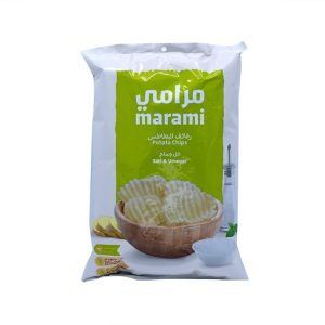 مرامي رقائق البطاطس خل وملح عائلي 100 جرام