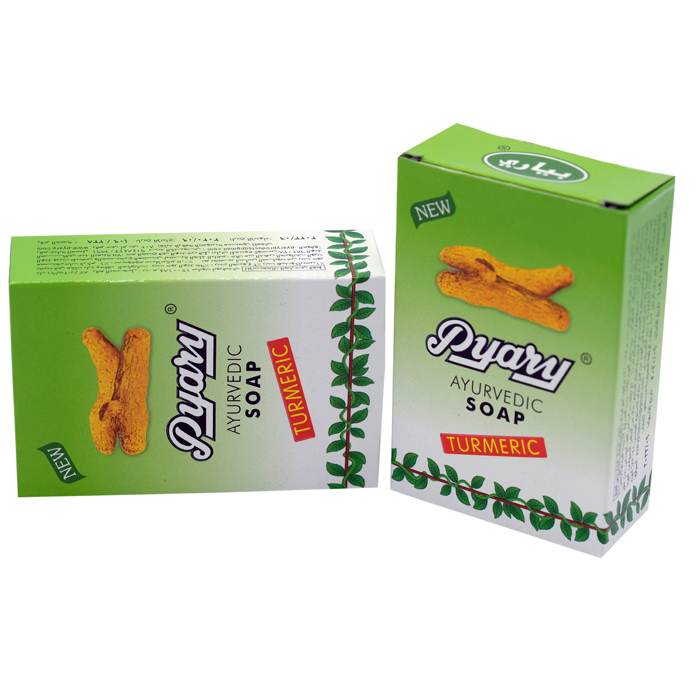 40048صابون كركم بياري Pyary Turmeric Soap 75 gm - Image 1