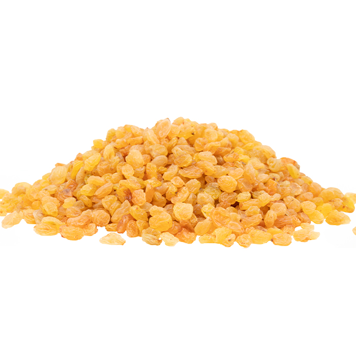 Uzbekistan Yellwo Raisins 700x700 Uzbekistan yellow raisins 250 gm - Image 1