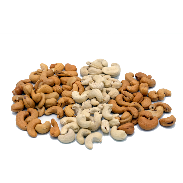 كاجو حبة صغير مشكل Mixed cashew nuts small (raw, salty, lemon) 250 gm - Image 1