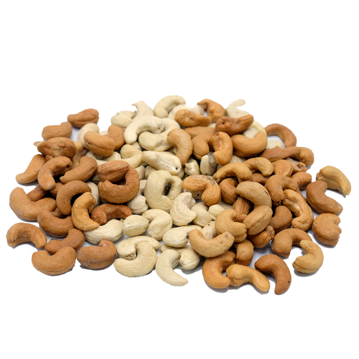 كاجو حبة وسط مشكل Mixed cashew nuts medium (raw, salty, lemon) 250 gm - Image 1
