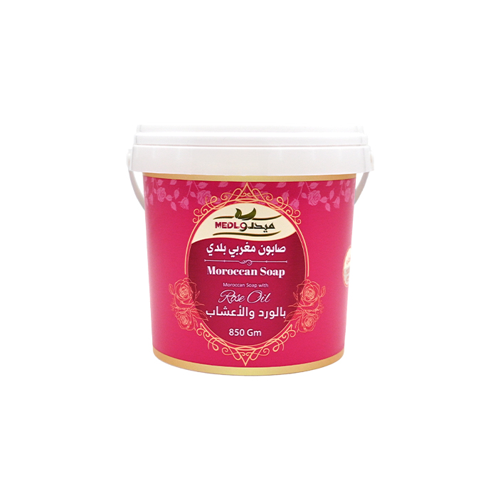 Rose Soap Moroccan Moroccan Soap with Rose Oil 850 gm from Medlo - Image 1