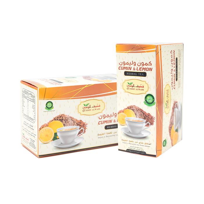 Cumin Lemon Cumin & Lemon Tea from Qutoof Alwadi 24 bags - Image 1