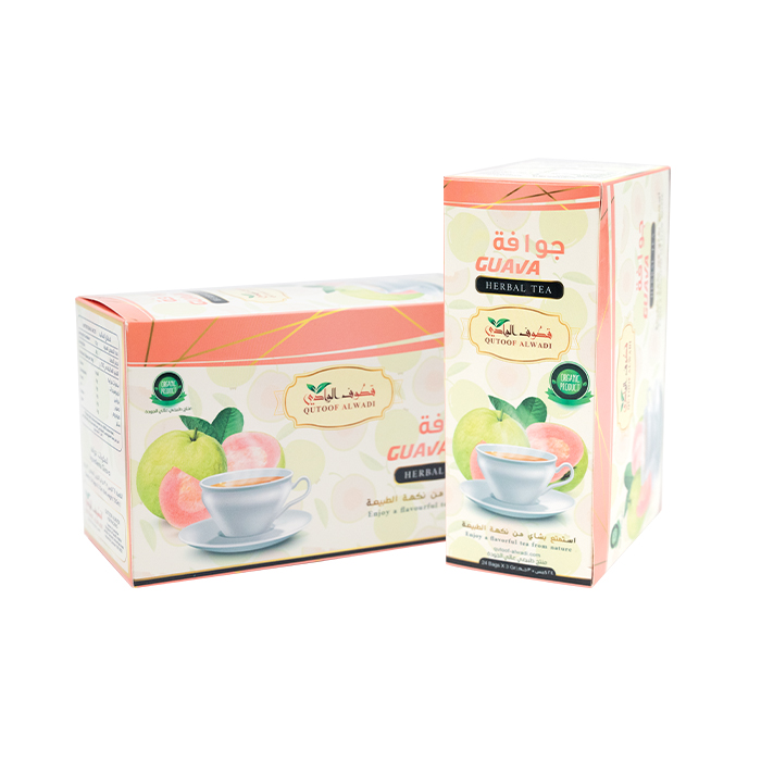 Guava شاي الجوافة من قطوف الوادي ظروف مغلفة 24 كيس - الصورة 1