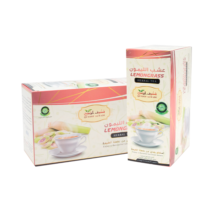 Lemongrass شاي عشب الليمون من قطوف الوادي ظروف مغلفة 24 كيس - الصورة 1
