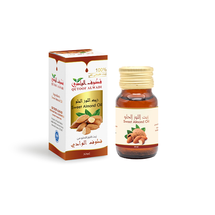 Sweet Almond Sweet Almond oil 30ml Qutoof Alwadi - Image 1