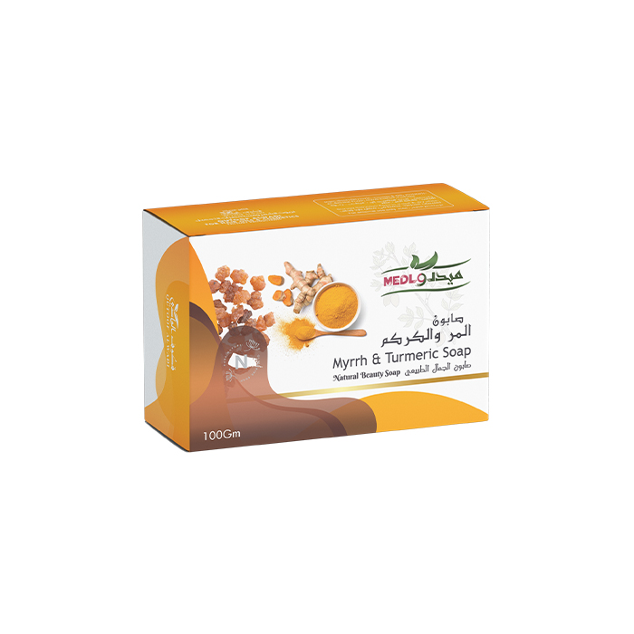 Myrrh & Turmeric Myrrh & Turmeric Soap Medlo 100gm - Image 1