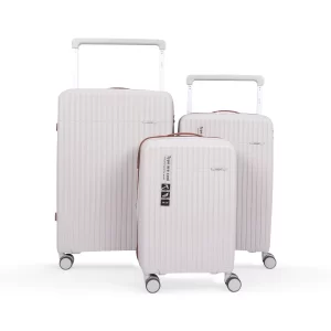 طقم شنط سفر لون بيج 3قطع