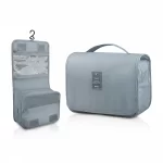 حقيبة تنظيم مستحضرات التجميل والأدوات الشخصية لون رمادي