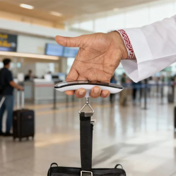 ⁦ميزان امتعة رقمي محمول من اوداس⁩ - الصورة ⁦2⁩