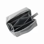 ⁦حقيبة يدوية متعددة الاستخدام لتنظيم أدوات السفر لون رمادي⁩ - الصورة ⁦3⁩