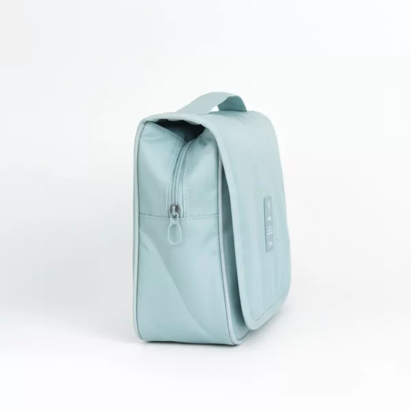 ⁦حقيبة تنظيم مستحضرات التجميل والأدوات الشخصية لون سماوي⁩ - الصورة ⁦4⁩