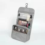 ⁦حقيبة تنظيم مستحضرات التجميل والأدوات الشخصية لون رمادي⁩ - الصورة ⁦2⁩