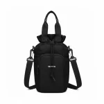 حقيبة كتف صغيرة متعددة الاستخدام لون اسود