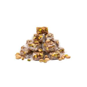 حلقوم ديلوكس دائري ملفوف ومغطى بالفستق 250جم