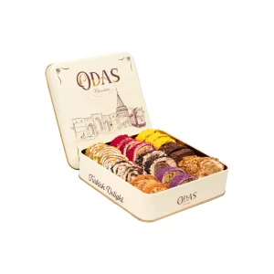 علبة حلقوم فاخرة مشكل (الوزن الصافي يتراوح بين 580جم الى 600جم)