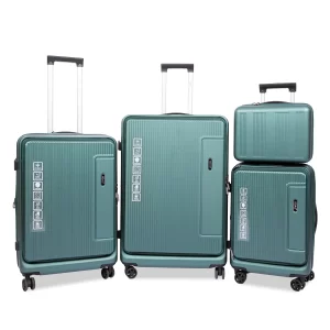 طقم شنط لون اخضر زيتي 4قطعه