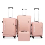 طقم شنط لون وردي 4قطعه