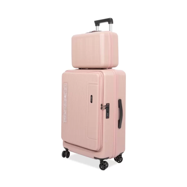 ⁦طقم شنط لون وردي 4قطعه⁩ - الصورة ⁦2⁩