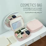 ⁦حقيبة مستحضرات التجميل بتصميم انيق متعددة الألوان⁩ - الصورة ⁦2⁩