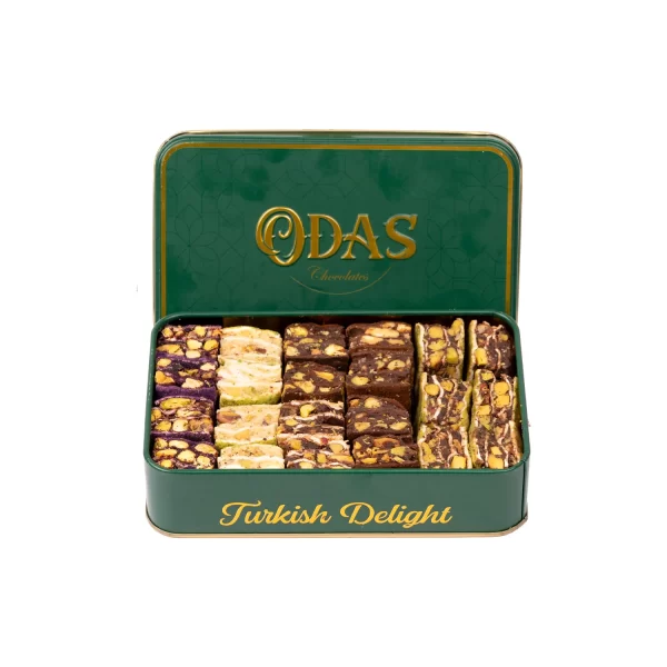 ⁦حلقوم فاخر مشكل قطع مربعة - العلبة الخضراء (الوزن الصافي يتراوح بين 390جم الى 400جم)⁩ - الصورة ⁦2⁩