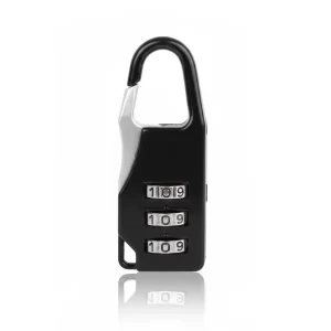 قفل أمان برقم ثلاثي متعدد الألوان