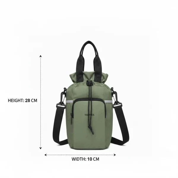 ⁦حقيبة كتف صغيرة متعددة الاستخدام لون اخضر فاتح⁩ - الصورة ⁦4⁩