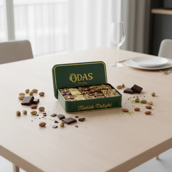 ⁦حلقوم فاخر مشكل قطع مربعة - العلبة الخضراء (الوزن الصافي يتراوح بين 390جم الى 400جم)⁩ - الصورة ⁦3⁩