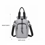 ⁦حقيبة كتف صغيرة متعددة الاستخدام لون بيج⁩ - الصورة ⁦4⁩