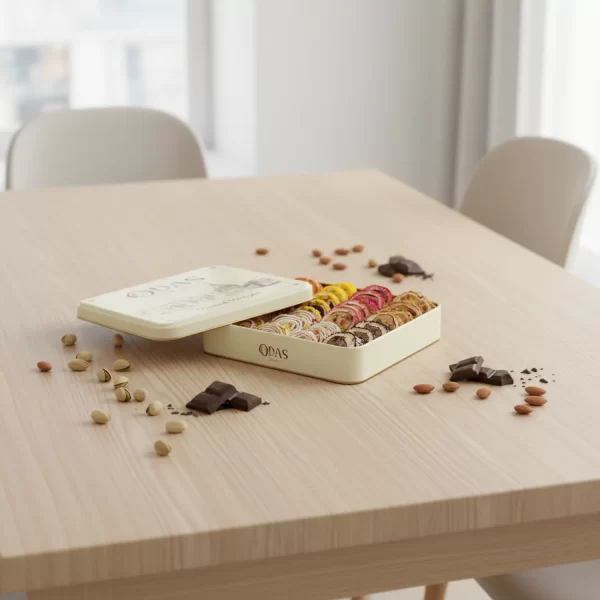 ⁦علبة حلقوم فاخرة مشكل (الوزن الصافي يتراوح بين 980جم الى 1كجم)⁩ - الصورة ⁦5⁩