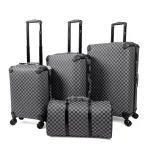 طقم شنط سفر جلد  4قطع