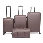 طقم شنط سفر جلد 4 قطع