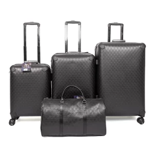 طقم شنط سفر جلد 4 قطع