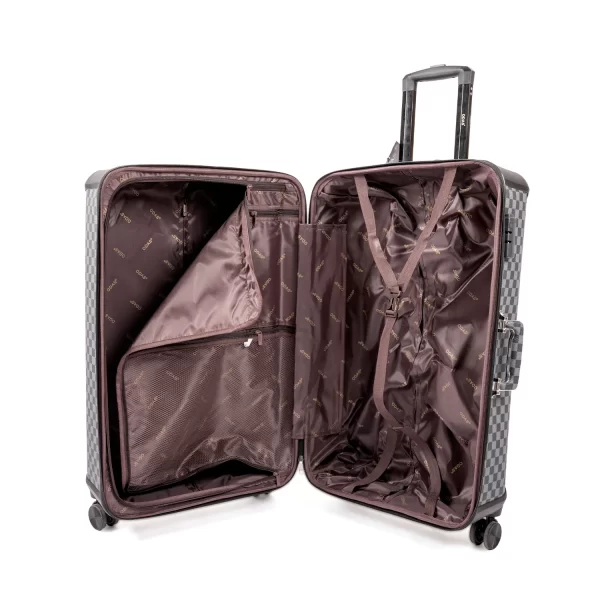 ⁦طقم شنط سفر جلد  4قطع⁩ - الصورة ⁦3⁩