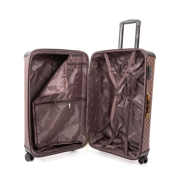 ⁦طقم شنط سفر جلد 4 قطع⁩ - الصورة ⁦3⁩